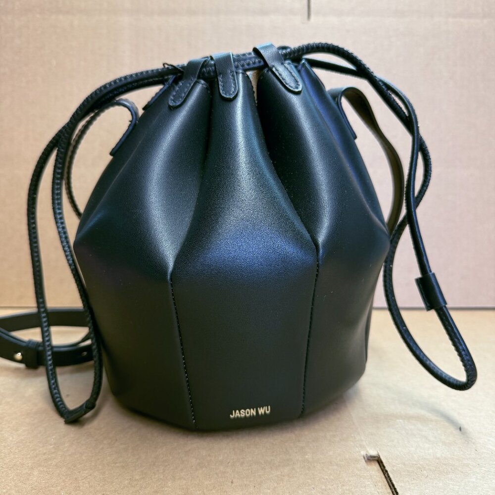 Jason Wu Tulip Leather Crossbody Bag - Black - Picture 3 of 11